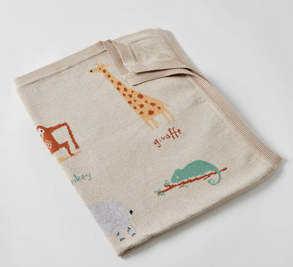 Zambezi Knitted Baby Blanket