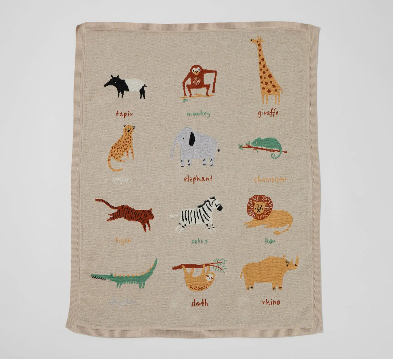 Zambezi Knitted Baby Blanket