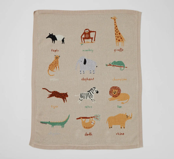 Zambezi Knitted Baby Blanket